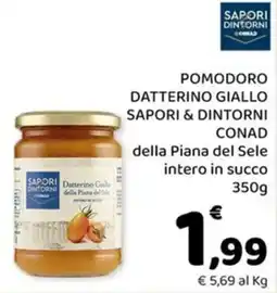 Conad Margherita Pomodoro datterino giallo Sapori & Dintorni offerta
