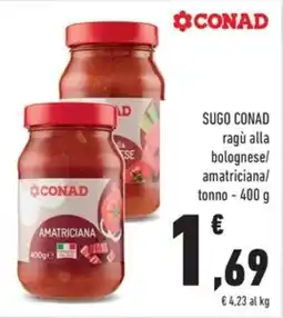 Conad City Sugo Conad amatriciana offerta