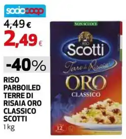 Extracoop Riso parboiled Terre di Risaia Oro Classico Scotti offerta