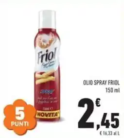 Conad City Olio spray Friol offerta