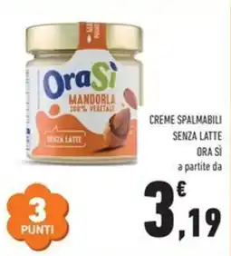 Conad City OraSi crema spalmabile mandorla offerta
