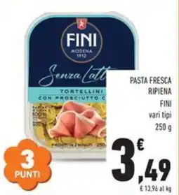 Conad City Tortellini con prosciutto Fini offerta
