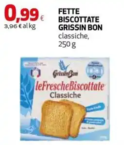 Extracoop Fette biscottate GrissinBon classiche offerta