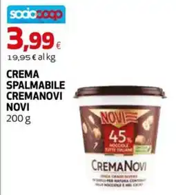 Extracoop Crema spalmabile Cremanovi Novi offerta