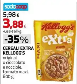 Extracoop Cereali extra Kellogg's offerta