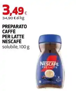 Extracoop Caffè per latte Nescafé offerta