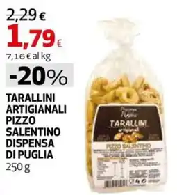 Extracoop Tarallini artigianali pizzo salentino dispensa di puglia offerta