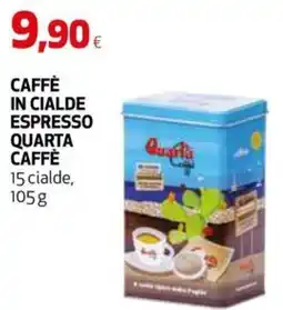Extracoop Caffè in cialde espresso Quarta Caffè offerta