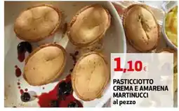 Extracoop Pasticciotto crema e amarena Martinucci offerta