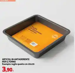 Extracoop Teglia antiaderente quadrata offerta
