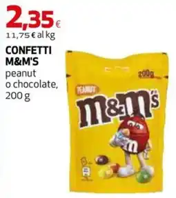 Extracoop Confetti M&M's peanut o chocolate offerta