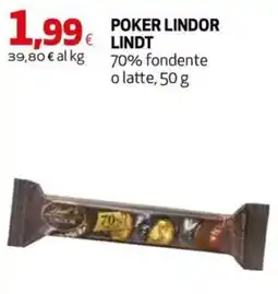 Extracoop Poker Lindor Lindt offerta