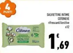 Conad Margherita Salviettine intime cotoneve offerta