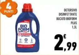 Conad Margherita Detersivo disinfettante bucato bioform plus offerta