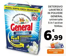 Conad Margherita Detersivo lavatrice in polvere General universale offerta