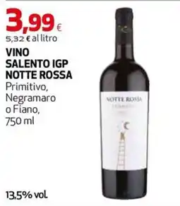 Extracoop Vino salento igp notte rossa offerta