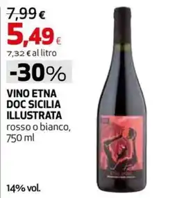 Extracoop Vino Etna Doc Sicilia Illustrata offerta