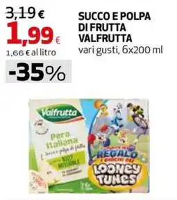 Extracoop Succo e polpa di frutta Valfrutta offerta