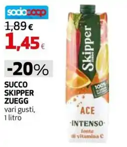 Extracoop Succo Skipper Zuegg offerta