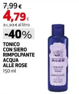 Extracoop Tonico con siero rimpolpante acqua alle rose offerta