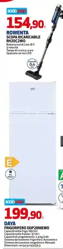 Extracoop Rowenta scopa ricaricabile RH20C2W0 offerta