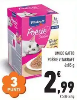 Conad City Umidio gatto Poésie Vitakraft offerta