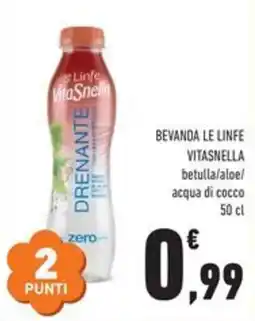 Conad City Beveranda le linfe vitasnella drenante offerta