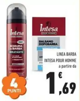 Conad City Intesa schiuma da barba idratante offerta