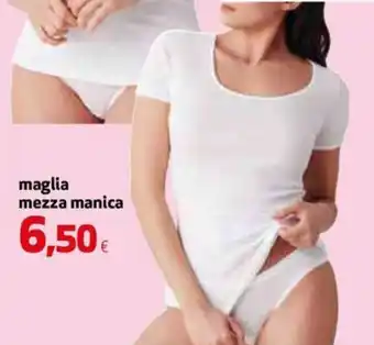 Maglia mezza manica