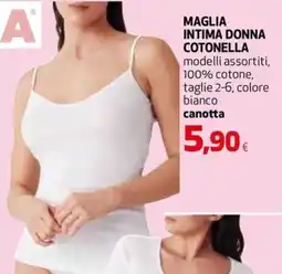 Extracoop Maglia intima donna cotonella offerta