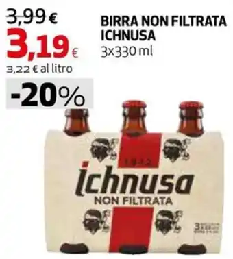 Birra non filtrata Ichnusa