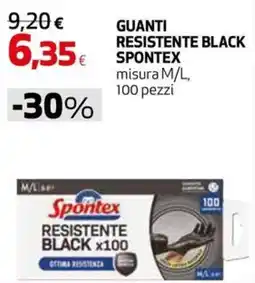 Extracoop Guanti resistente black Spontex offerta
