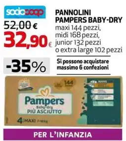 Extracoop Pannolini Pampers Baby-Dry offerta
