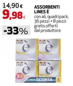 Extracoop Assorbenti Lines è offerta