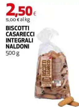 Extracoop Biscotti casarecci integrali Naldoni offerta