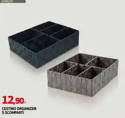 Extracoop Cestino organizer 5 scomparti offerta