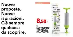Extracoop Kit sottovuoto con pompa e sacchetti offerta