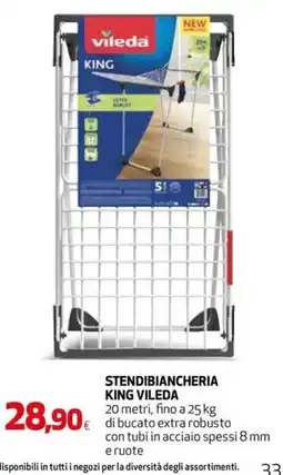 Extracoop Stendibiancheria King Vileda offerta
