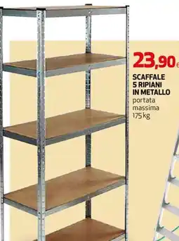 Extracoop Scaffale 5 ripiani in metallo offerta