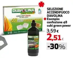 Extracoop Diavolina accendifuoco green power offerta