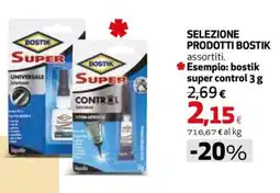 Extracoop Selezione prodotti bostik offerta