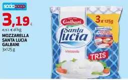 Extracoop Mozzarella Santa Lucia Galbani offerta