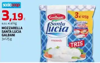 Mozzarella Santa Lucia Galbani