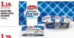 Extracoop Ricottine Santa Lucia Galbani offerta