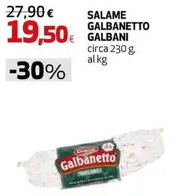 Extracoop Salame Galbanetto Galbani offerta