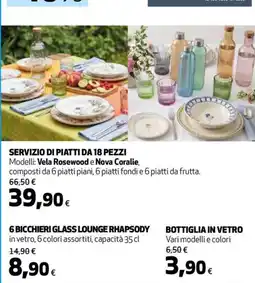 Extracoop Servizio di piatti da 18 pezzi offerta