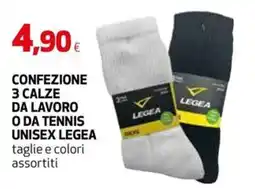 Extracoop Calze da lavoro o da tennis unisex Legea offerta