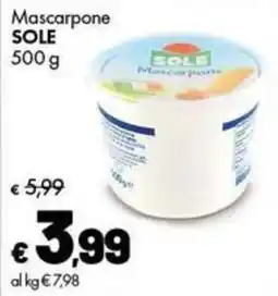 Supermercati Vinci Mascarpone SOLE offerta