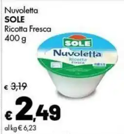 Supermercati Vinci Nuvolella Ricotta Fresca offerta