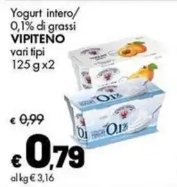 Supermercati Vinci Yogurt intero VIPITENO offerta